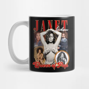 RETRO VINTAGE JANET JACKSON BOOTLEG STYLE Mug